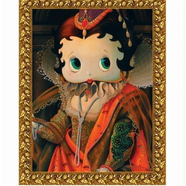 Precious Kids Precious Kids 37003 Betty Boop Canvas Painting-Queen Betty 37003